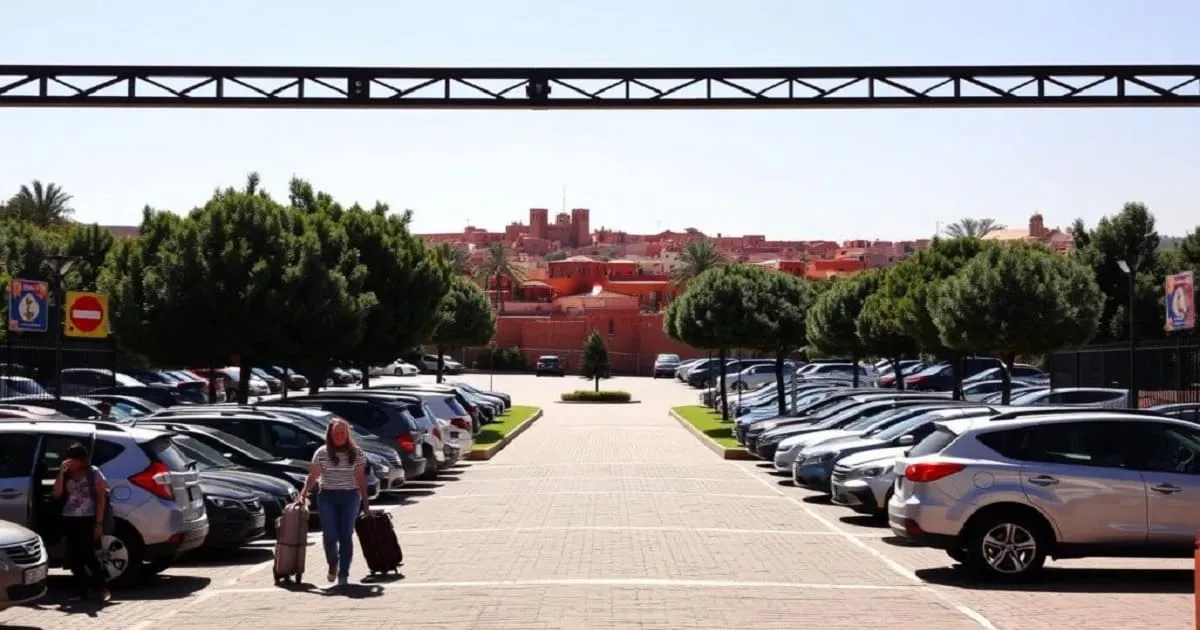 Budget-friendly parking area Morocco