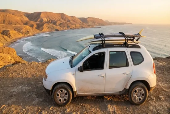 car rental surfboard Morocco